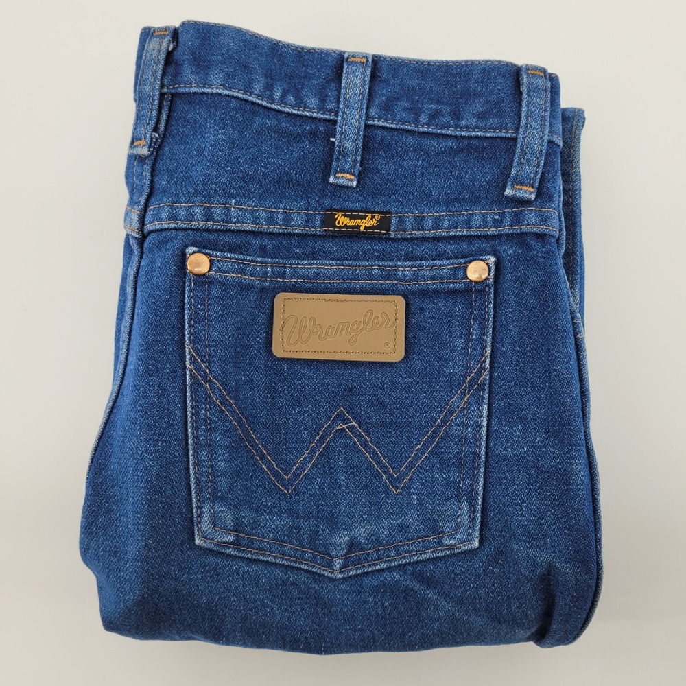 Wrangler Jeans Mens 30x32 Blue 936PWD Cowboy Cut Slim Fit Denim